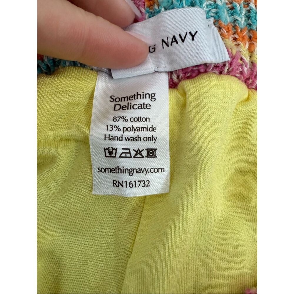 SOMETHING NAVY - Revolve - Multicolored Sweater Shorts in Rainbow - Picture 9 of 10